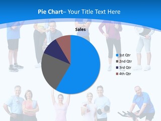 Exerci E Athlete White PowerPoint Template