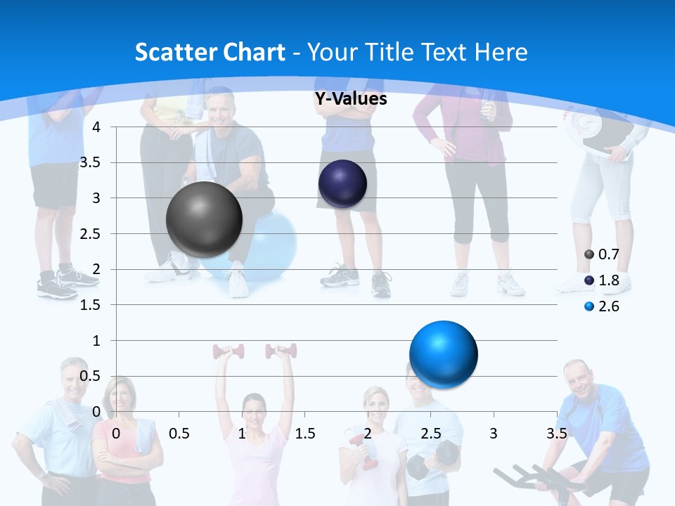 Exerci E Athlete White PowerPoint Template