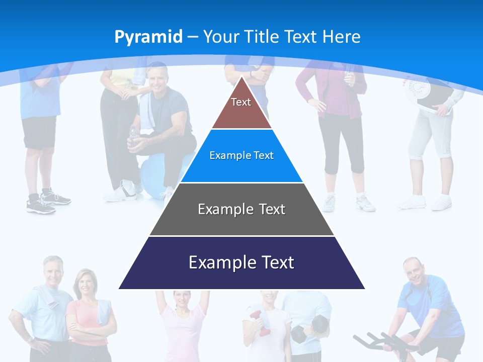 Exerci E Athlete White PowerPoint Template