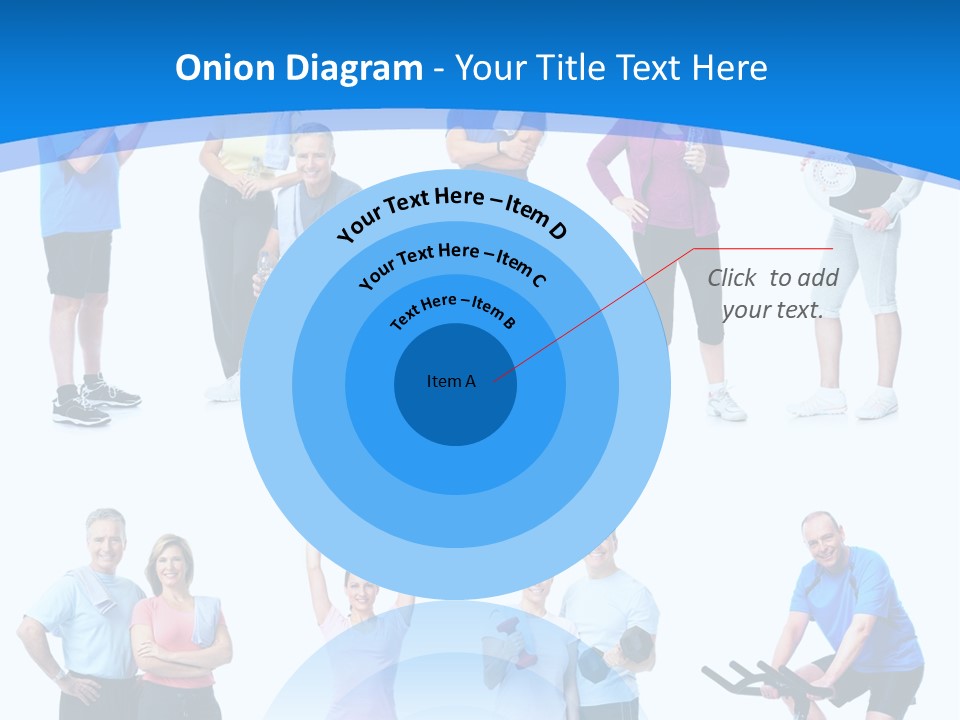 Exerci E Athlete White PowerPoint Template