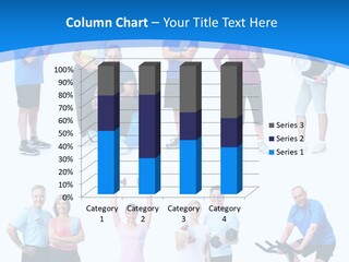 Exerci E Athlete White PowerPoint Template