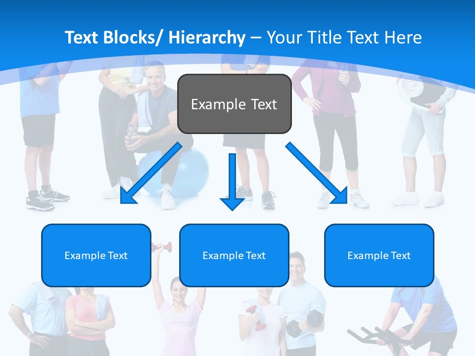Exerci E Athlete White PowerPoint Template