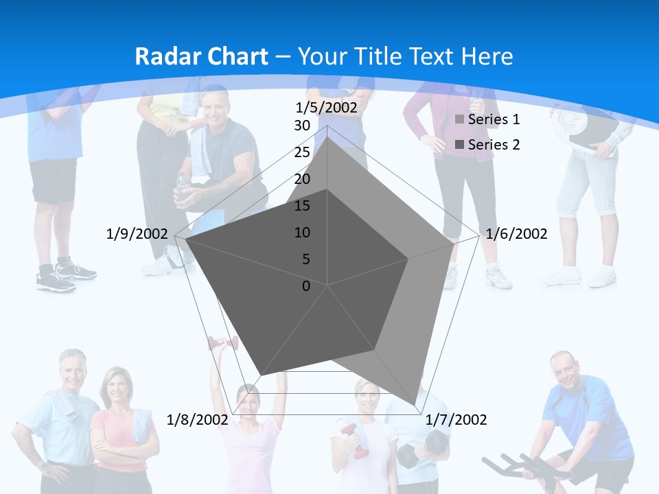 Exerci E Athlete White PowerPoint Template
