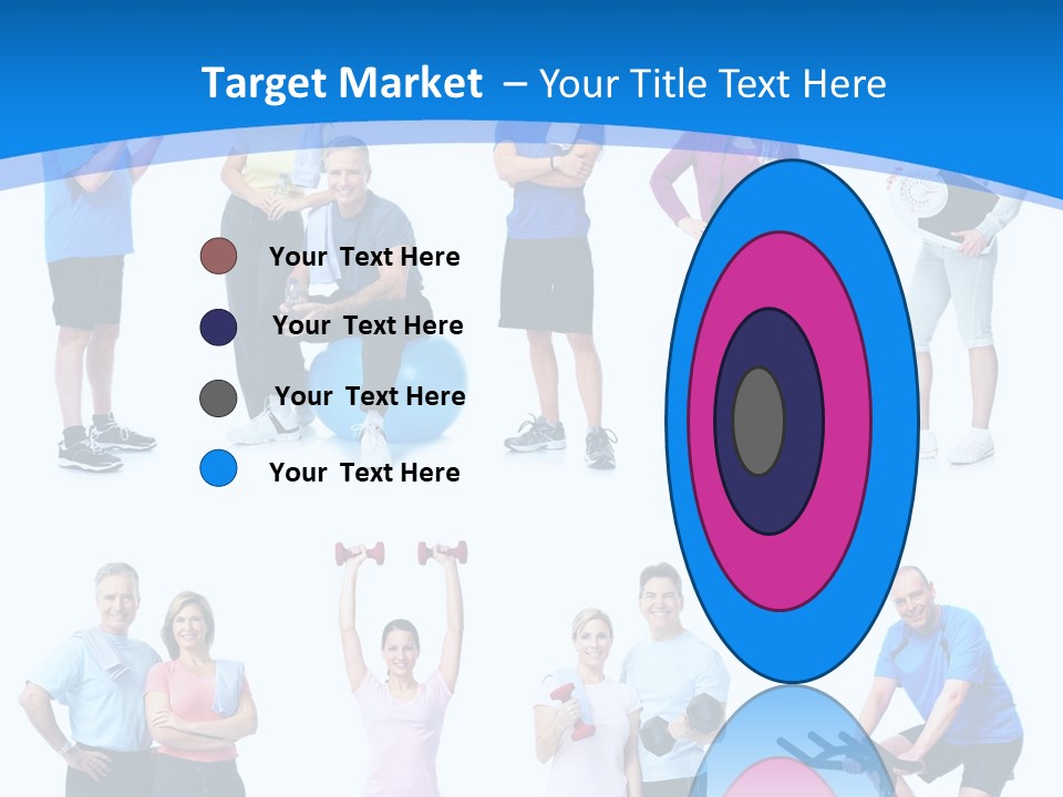 Exerci E Athlete White PowerPoint Template