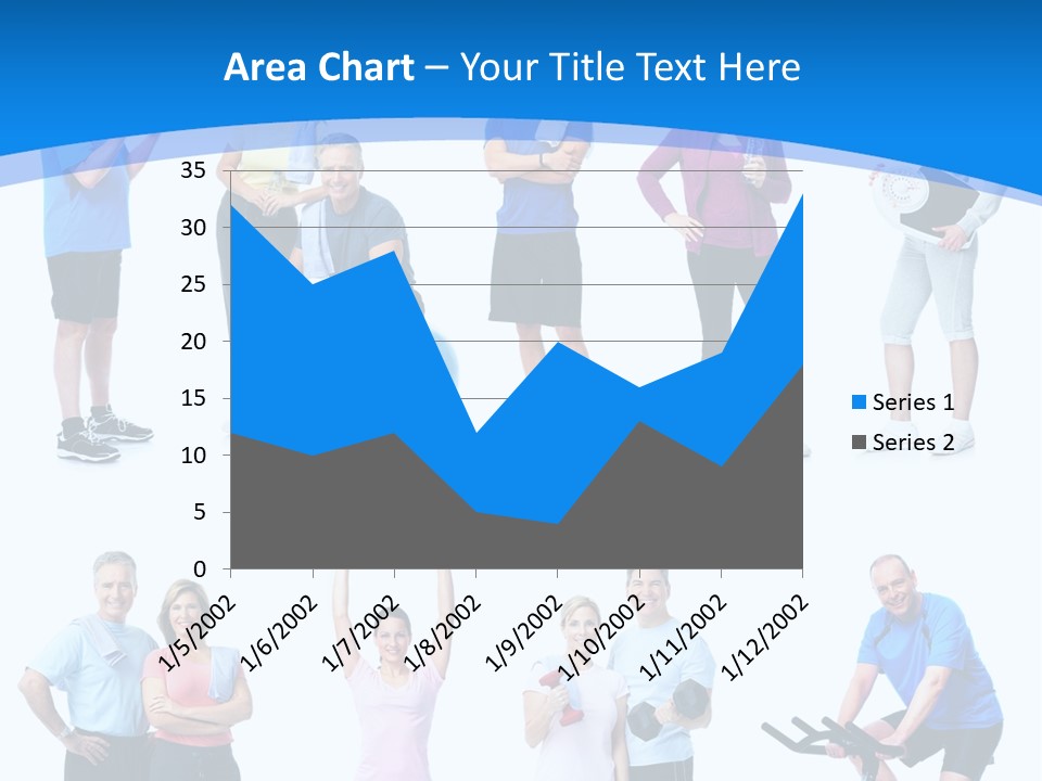 Exerci E Athlete White PowerPoint Template