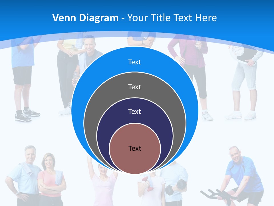 Exerci E Athlete White PowerPoint Template