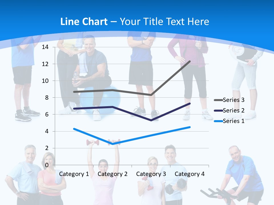 Exerci E Athlete White PowerPoint Template