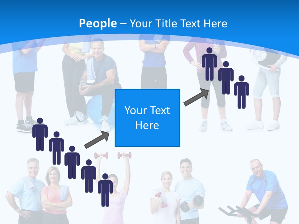 Exerci E Athlete White PowerPoint Template