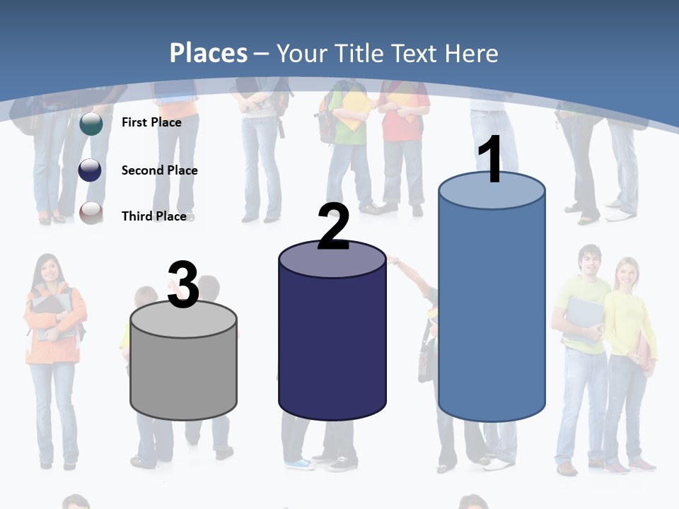 Teenager Lifestyle Isolated PowerPoint Template