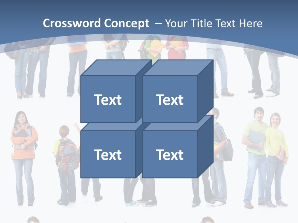 Teenager Lifestyle Isolated PowerPoint Template