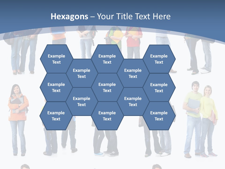 Teenager Lifestyle Isolated PowerPoint Template