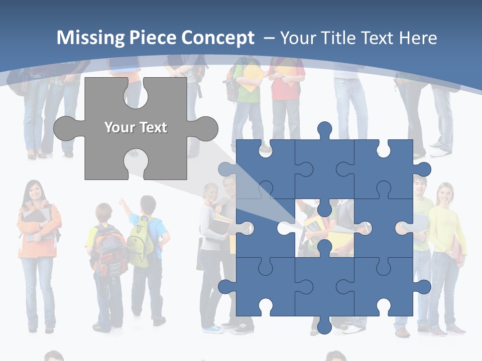 Teenager Lifestyle Isolated PowerPoint Template