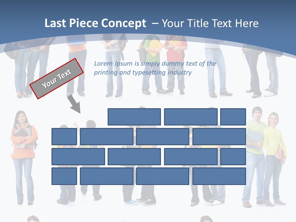Teenager Lifestyle Isolated PowerPoint Template