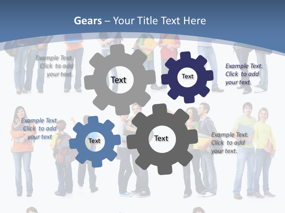 Teenager Lifestyle Isolated PowerPoint Template