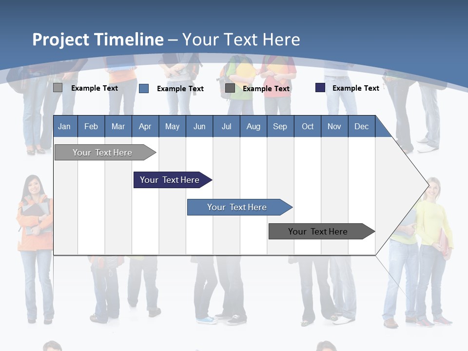Teenager Lifestyle Isolated PowerPoint Template