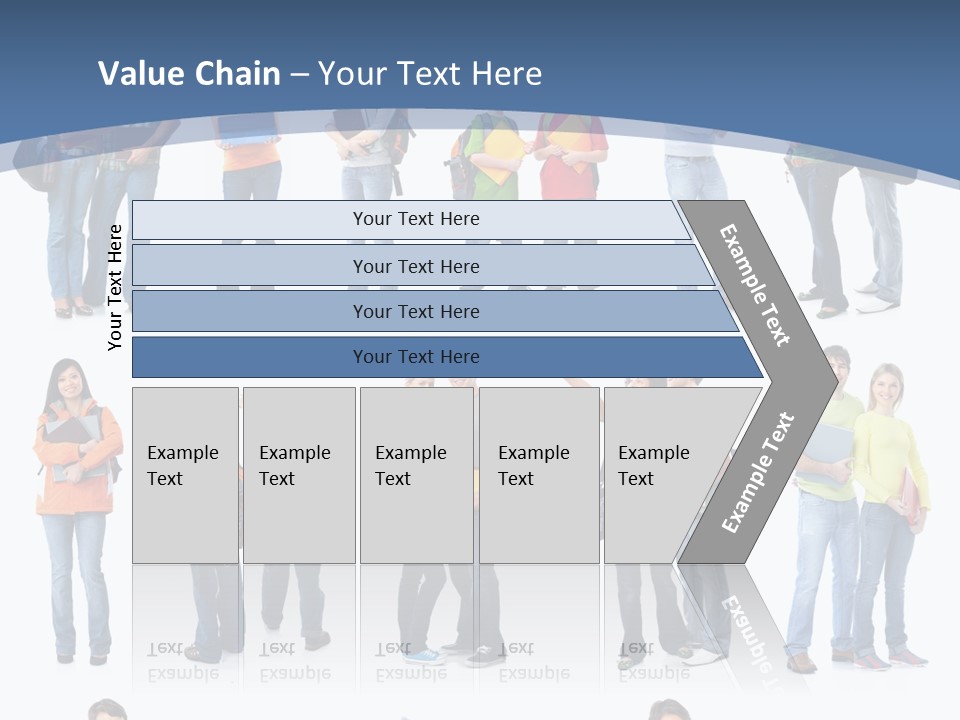 Teenager Lifestyle Isolated PowerPoint Template