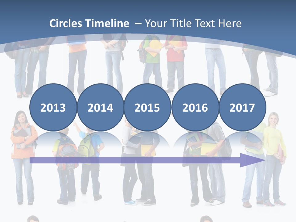 Teenager Lifestyle Isolated PowerPoint Template