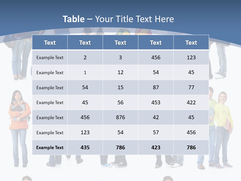 Teenager Lifestyle Isolated PowerPoint Template