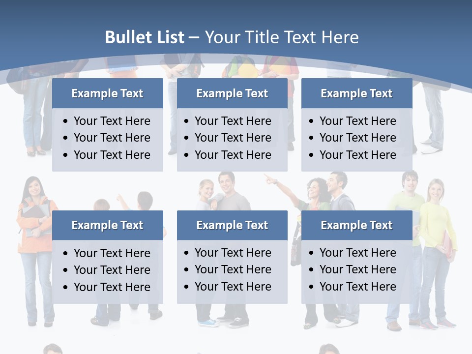 Teenager Lifestyle Isolated PowerPoint Template