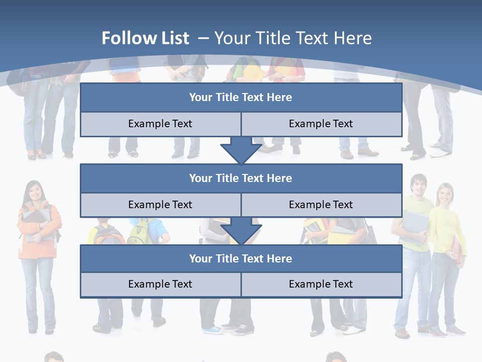 Teenager Lifestyle Isolated PowerPoint Template