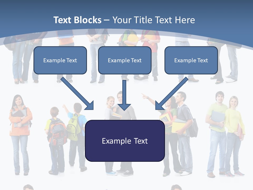 Teenager Lifestyle Isolated PowerPoint Template