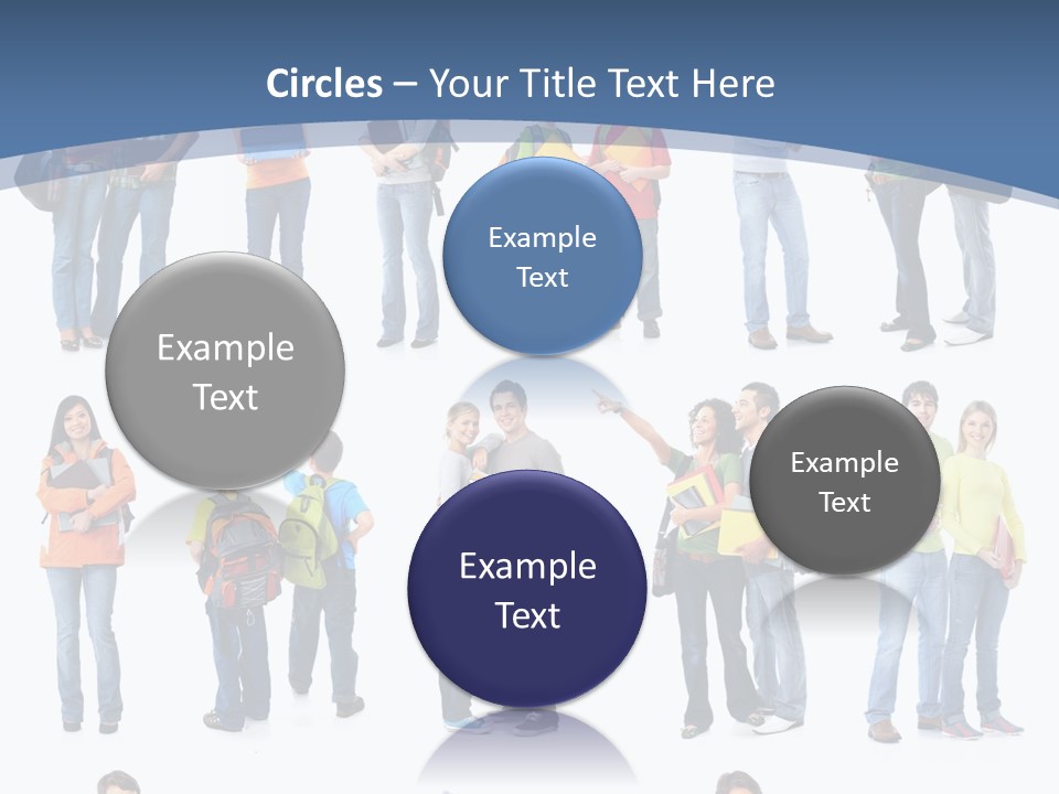 Teenager Lifestyle Isolated PowerPoint Template