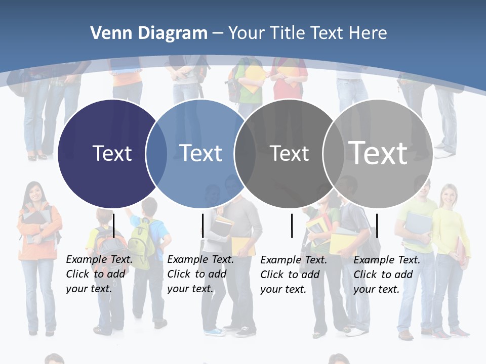 Teenager Lifestyle Isolated PowerPoint Template