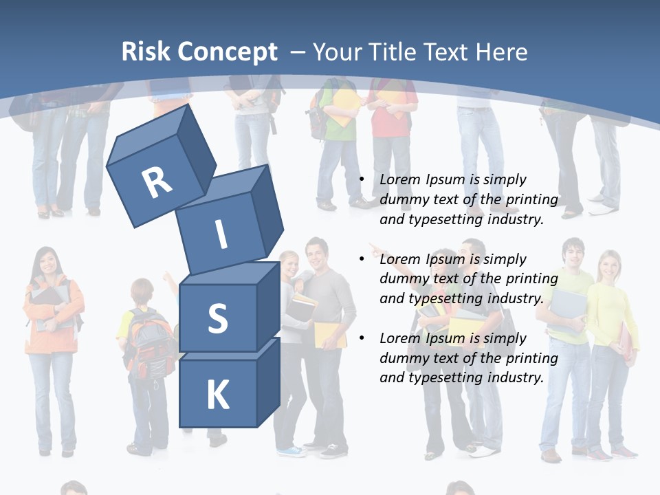 Teenager Lifestyle Isolated PowerPoint Template