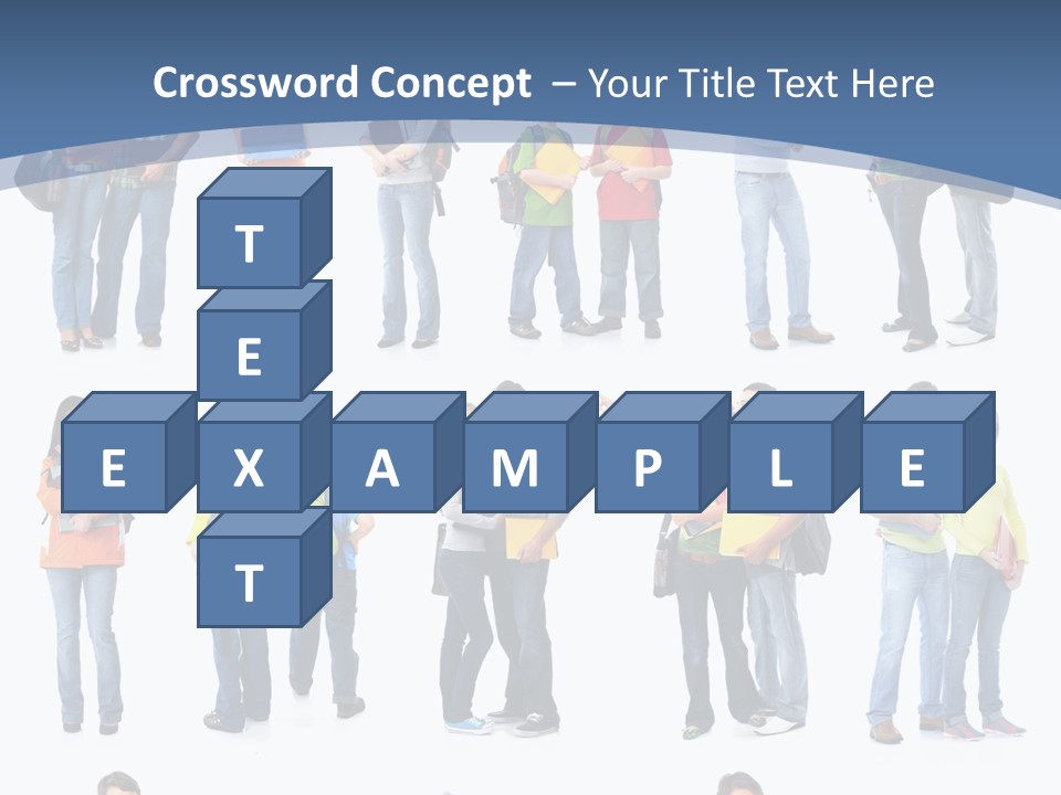 Teenager Lifestyle Isolated PowerPoint Template