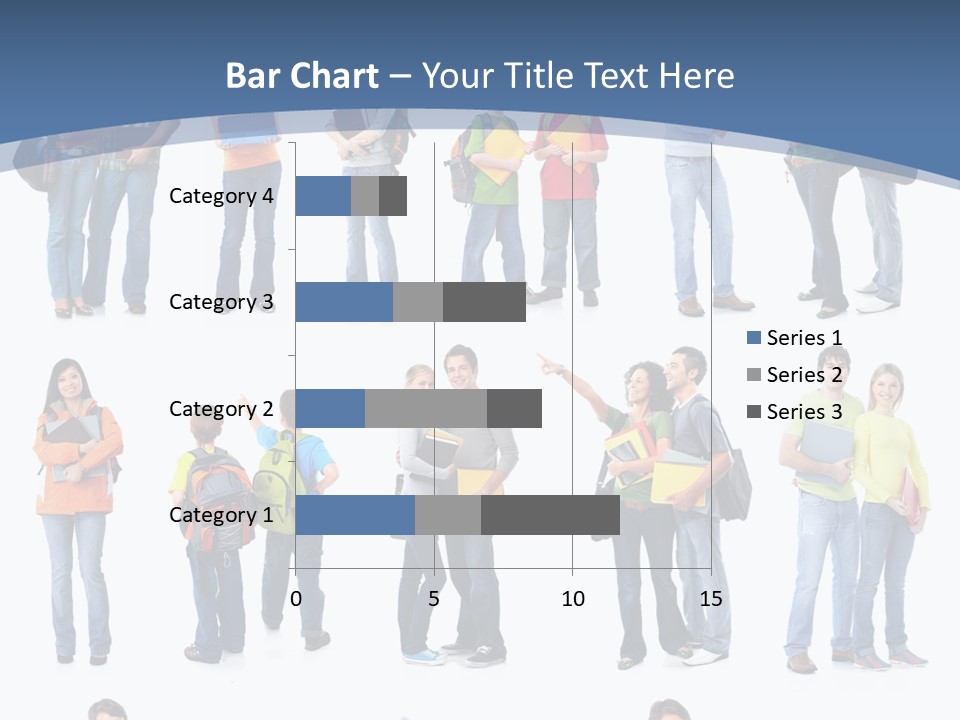 Teenager Lifestyle Isolated PowerPoint Template