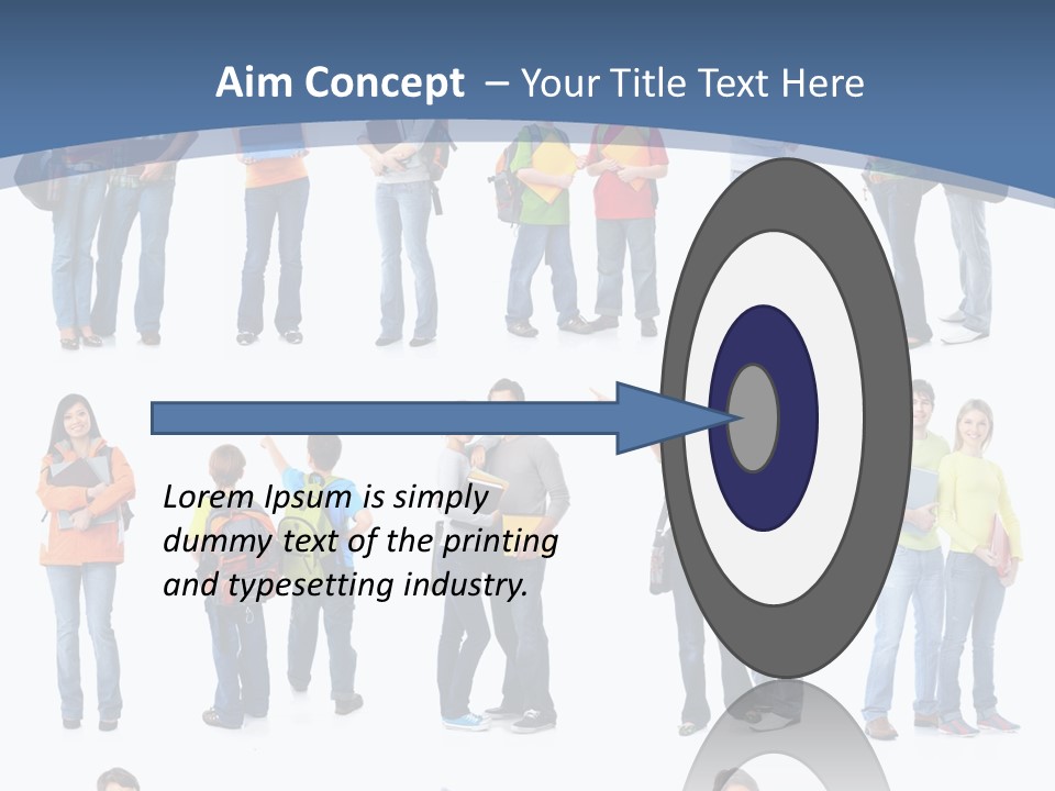 Teenager Lifestyle Isolated PowerPoint Template