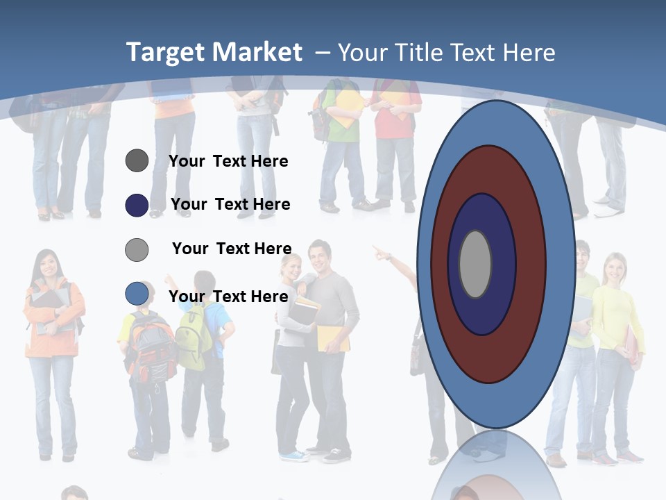 Teenager Lifestyle Isolated PowerPoint Template