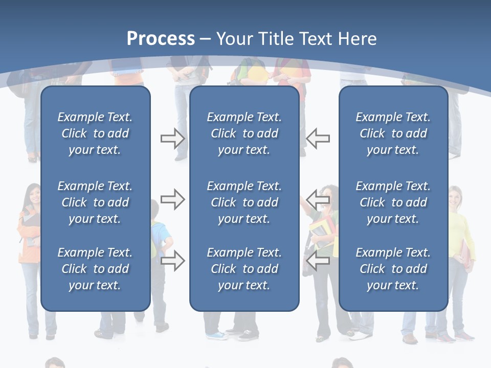 Teenager Lifestyle Isolated PowerPoint Template