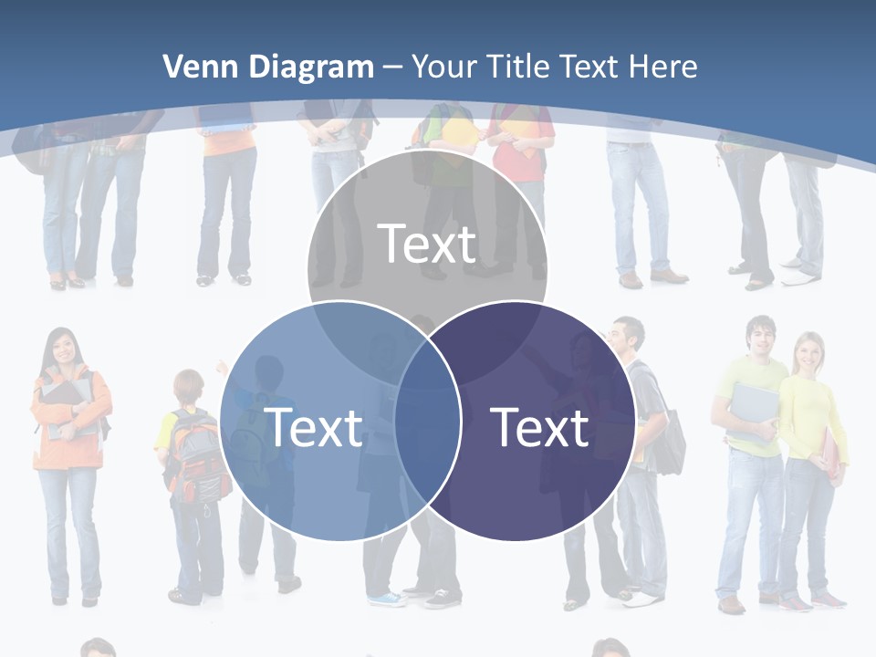 Teenager Lifestyle Isolated PowerPoint Template