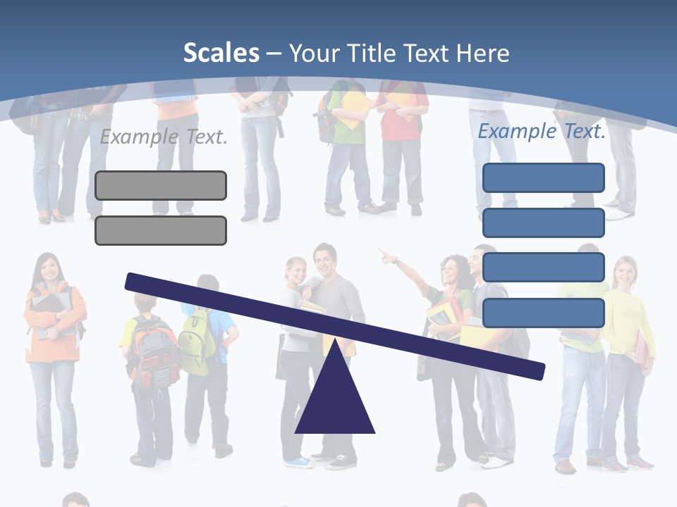 Teenager Lifestyle Isolated PowerPoint Template