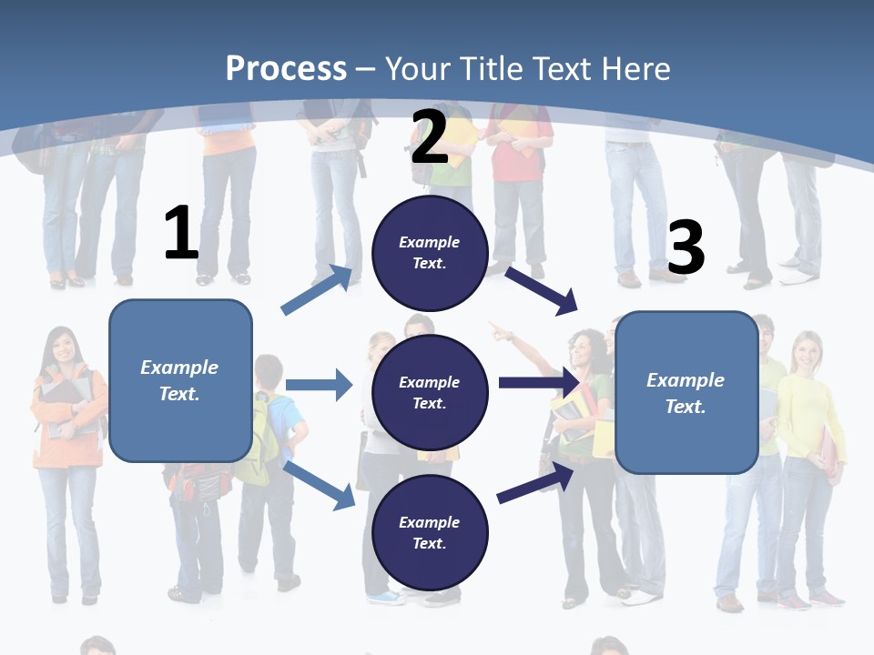 Teenager Lifestyle Isolated PowerPoint Template