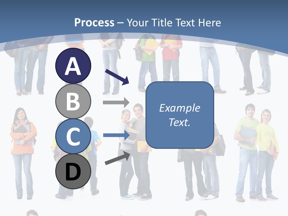 Teenager Lifestyle Isolated PowerPoint Template