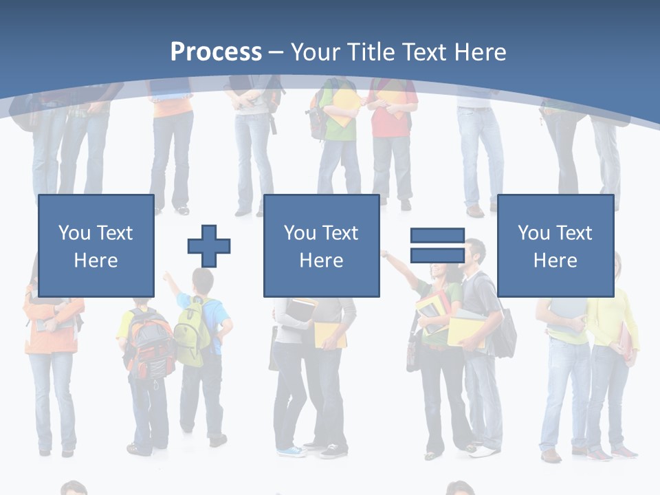 Teenager Lifestyle Isolated PowerPoint Template