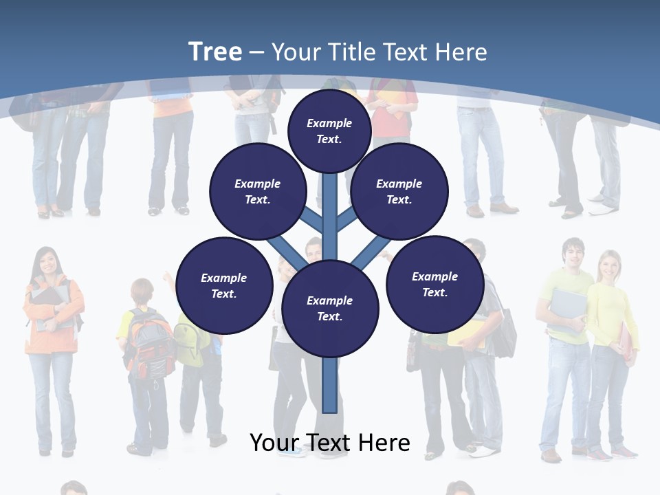 Teenager Lifestyle Isolated PowerPoint Template