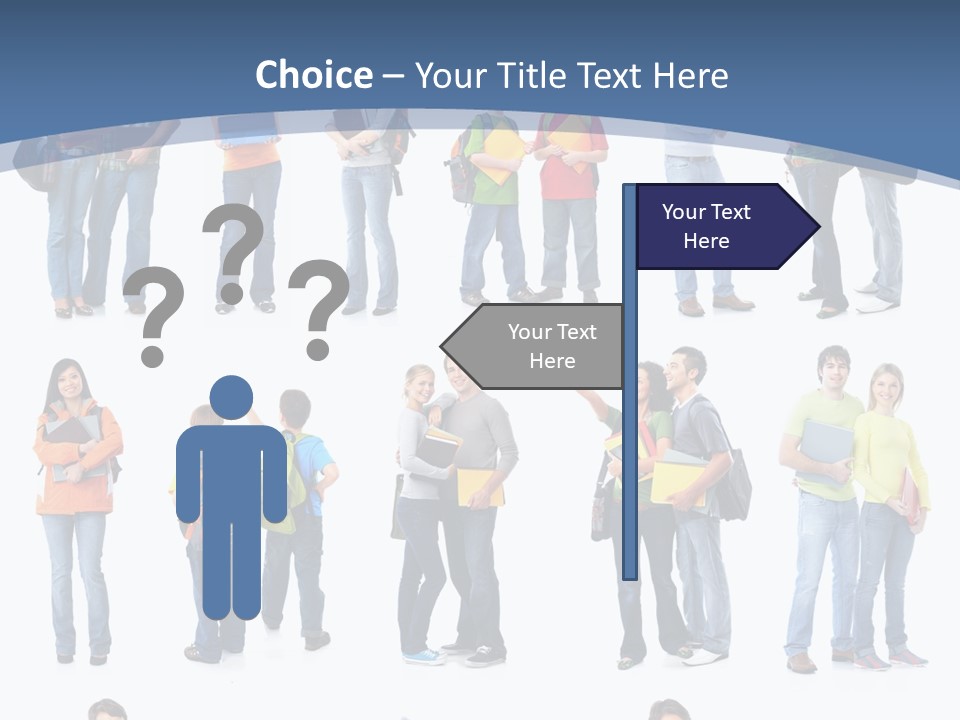 Teenager Lifestyle Isolated PowerPoint Template