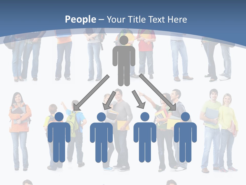 Teenager Lifestyle Isolated PowerPoint Template