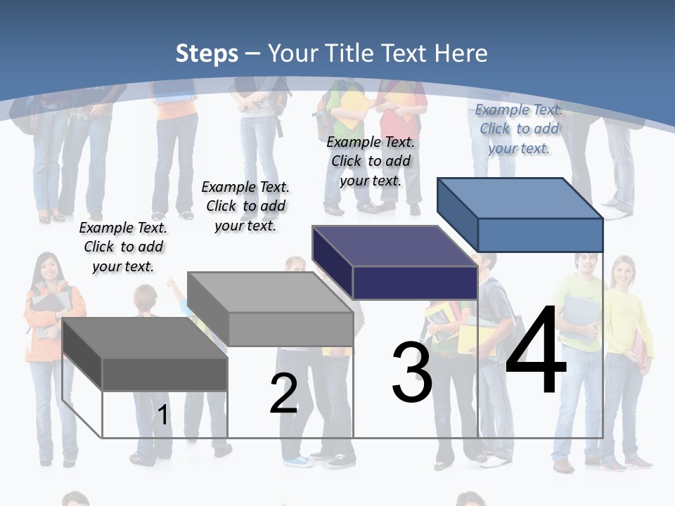 Teenager Lifestyle Isolated PowerPoint Template