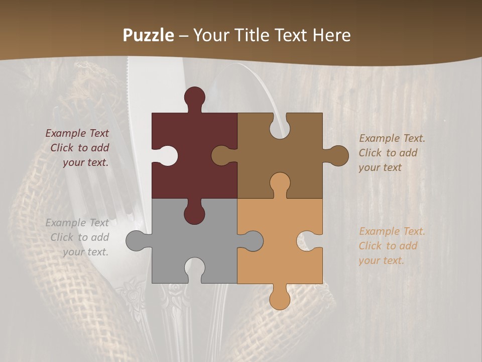Service Equipment Serving PowerPoint Template