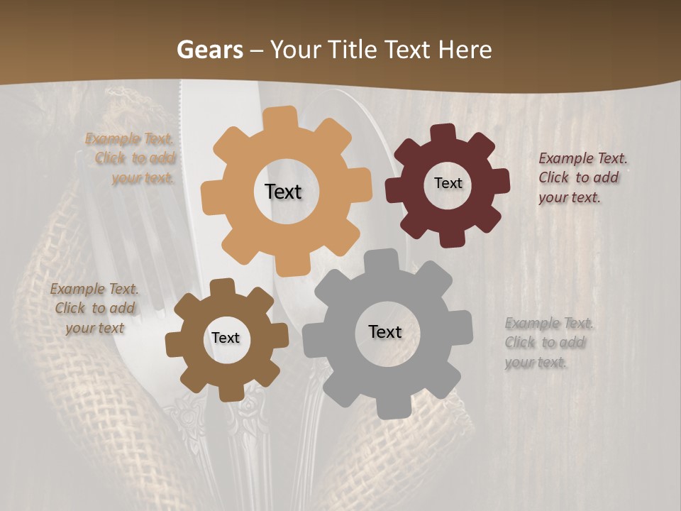 Service Equipment Serving PowerPoint Template
