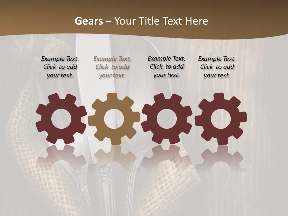 Service Equipment Serving PowerPoint Template