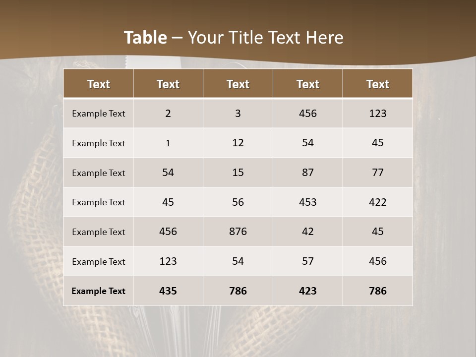 Service Equipment Serving PowerPoint Template