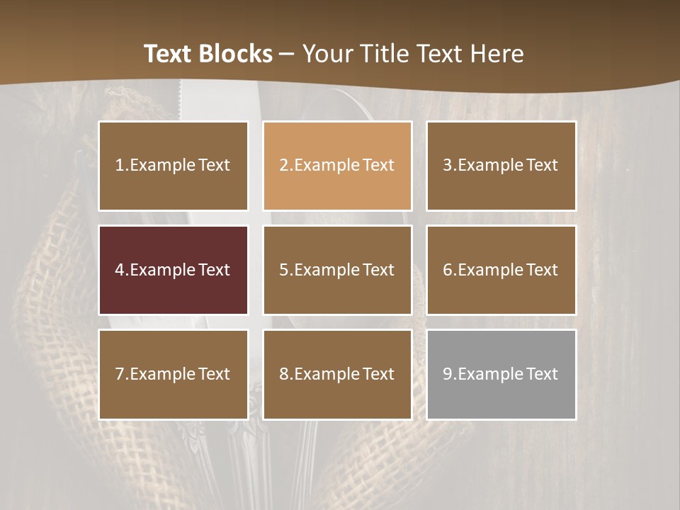 Service Equipment Serving PowerPoint Template