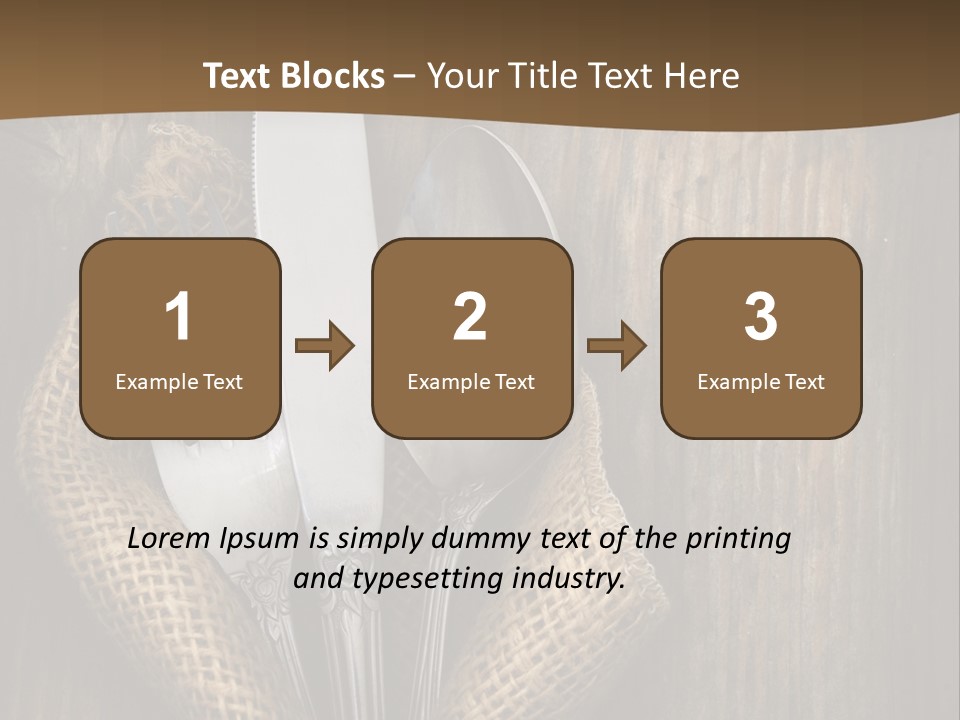 Service Equipment Serving PowerPoint Template