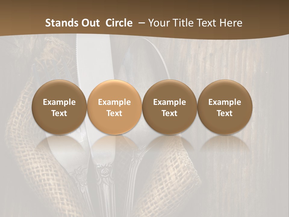 Service Equipment Serving PowerPoint Template