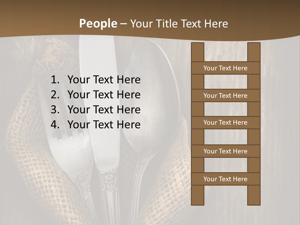 Service Equipment Serving PowerPoint Template